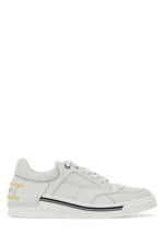White Logo Vitello Sneakers 1