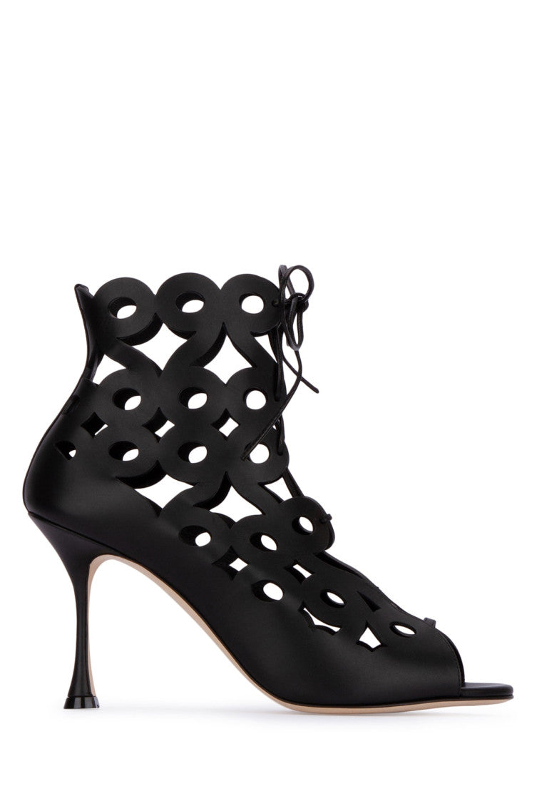Black Cut-Out Boots 1