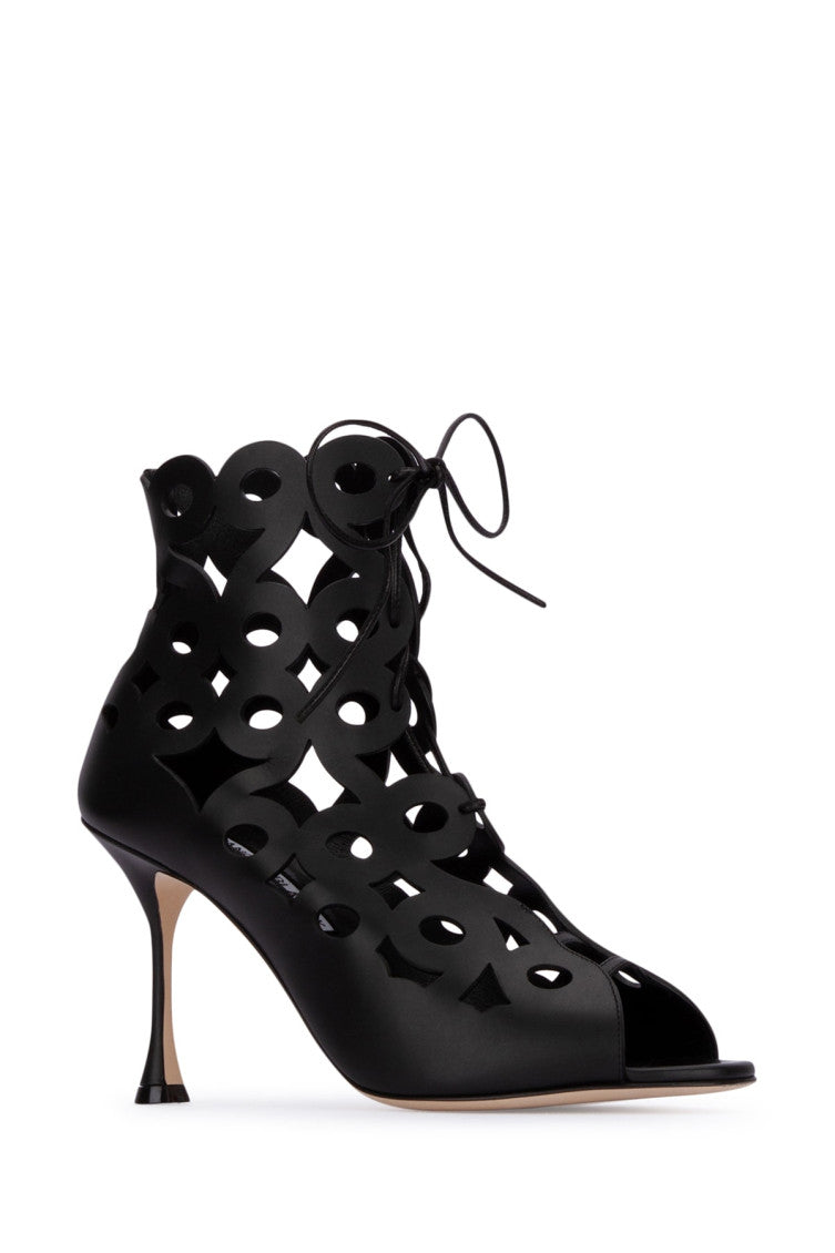 Black Cut-Out Boots 2