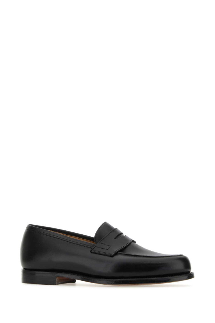 Black Leather  Loafers 2