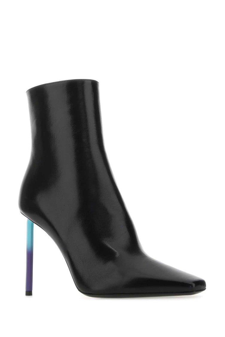 Black Leather Ankle Boots 2