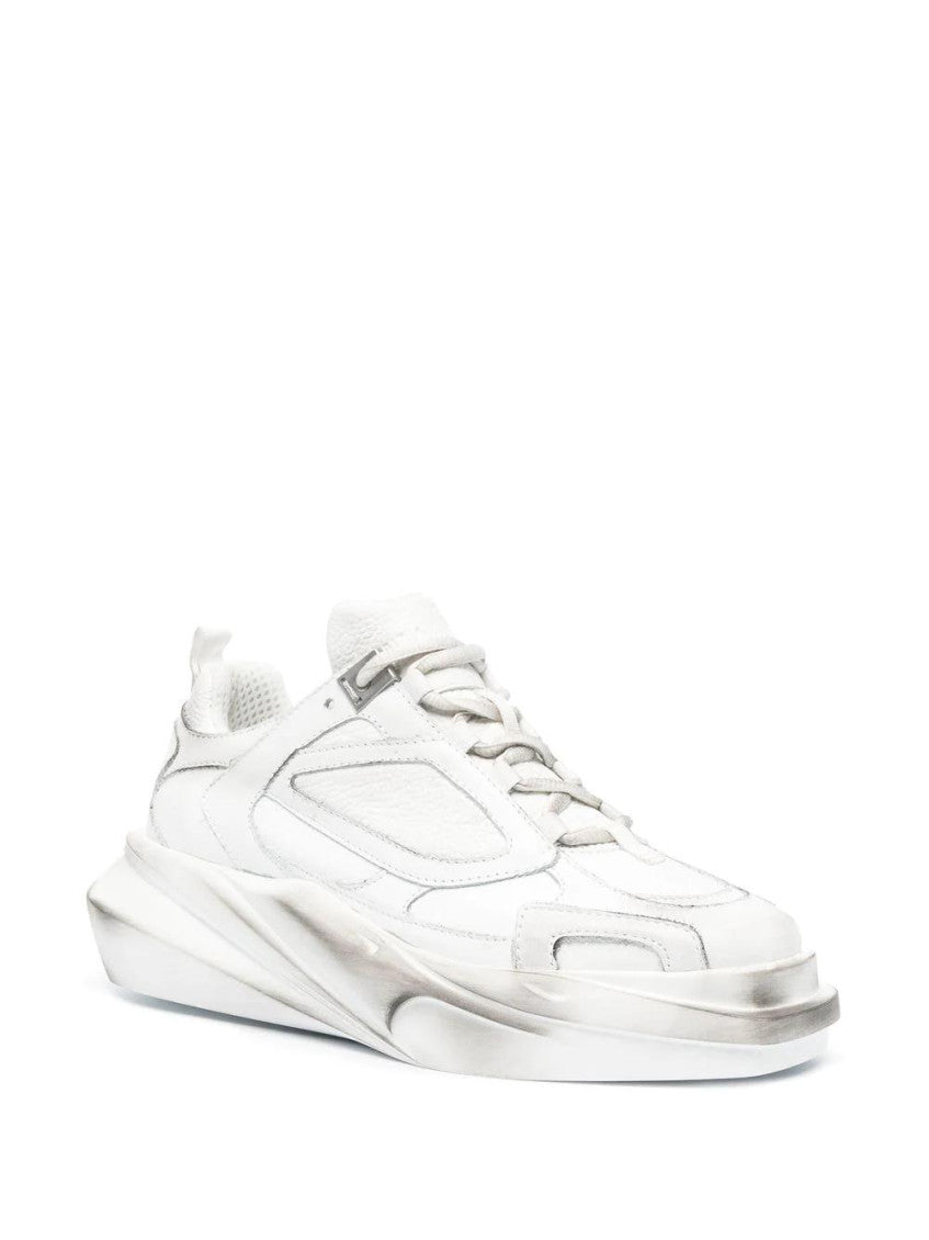 White Chunky Low-top Sneakers 1