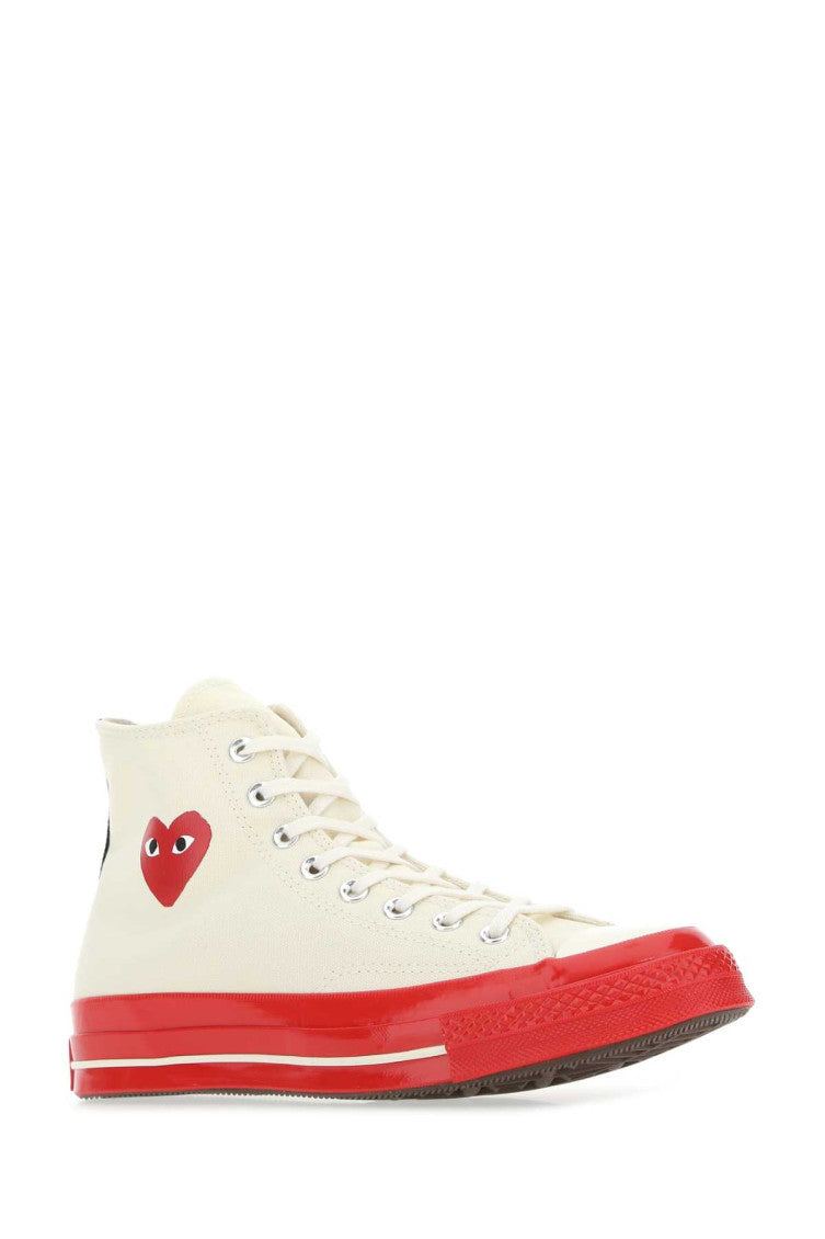 Ivory Canvas Sneakers 2