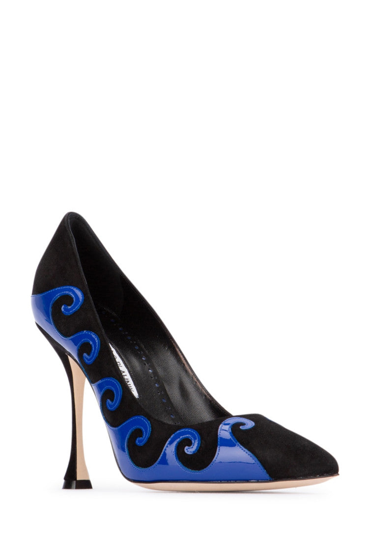 Black Slip On Heels 2