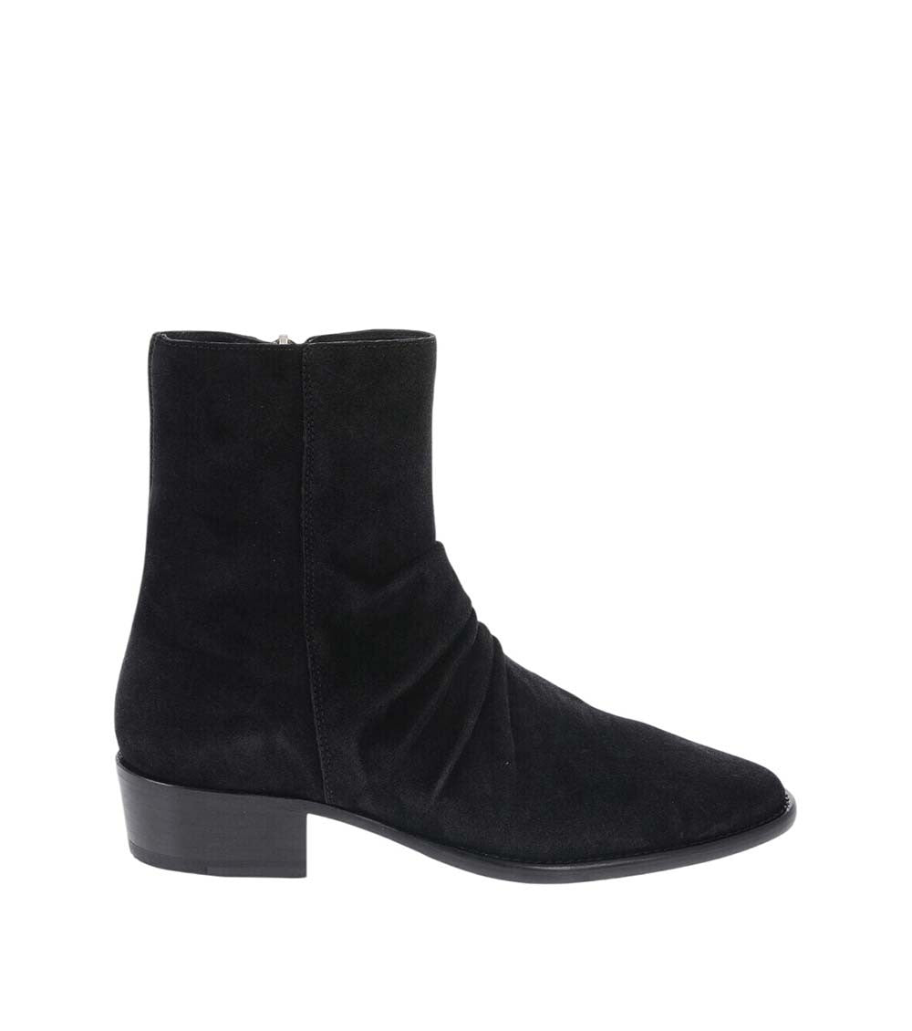 Black Suede Chelsea Boots 1