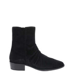 Black Suede Chelsea Boots 1