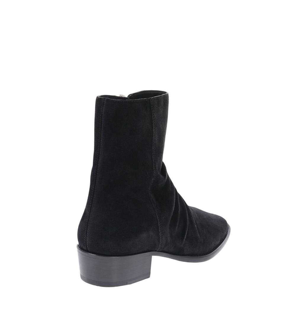 Black Suede Chelsea Boots 3