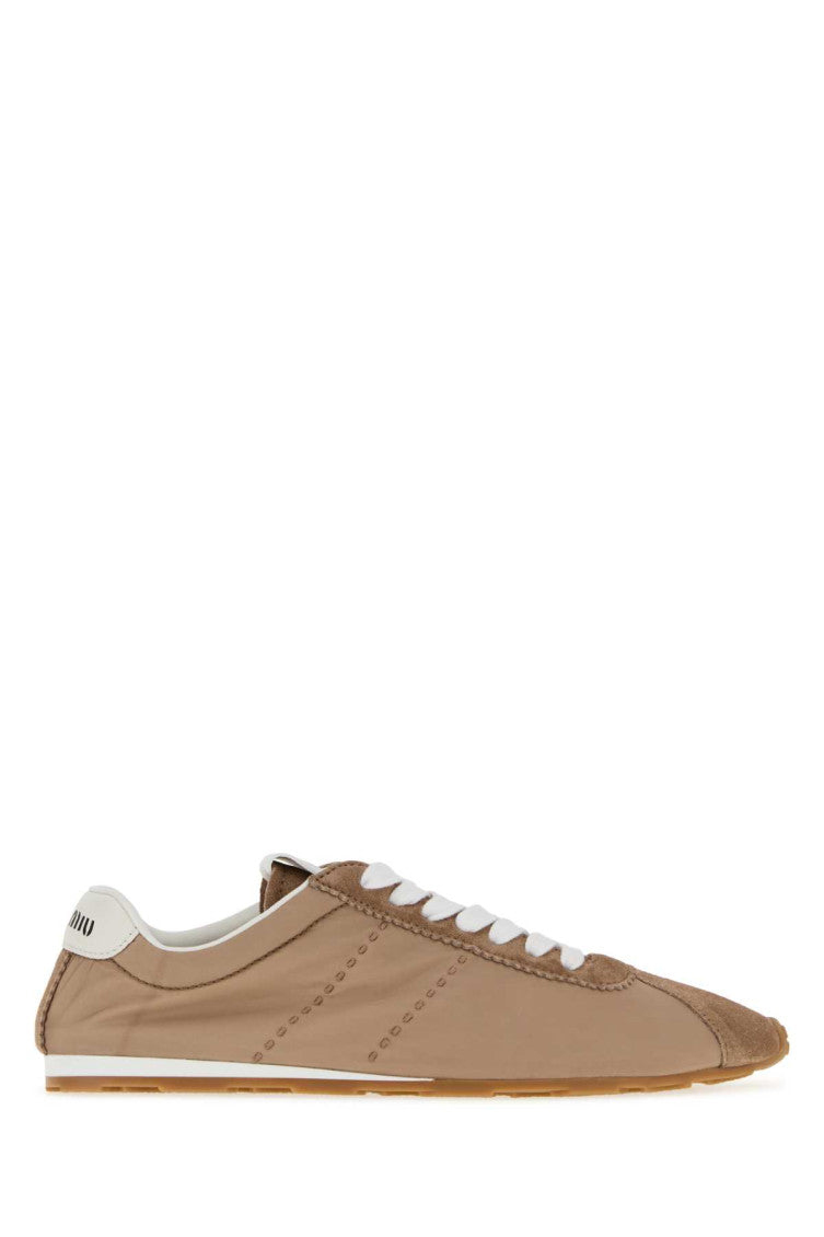 Brown Logo Plume Sneakers 1