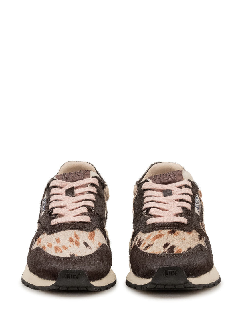Brown Printed Medalist Sneakers 2