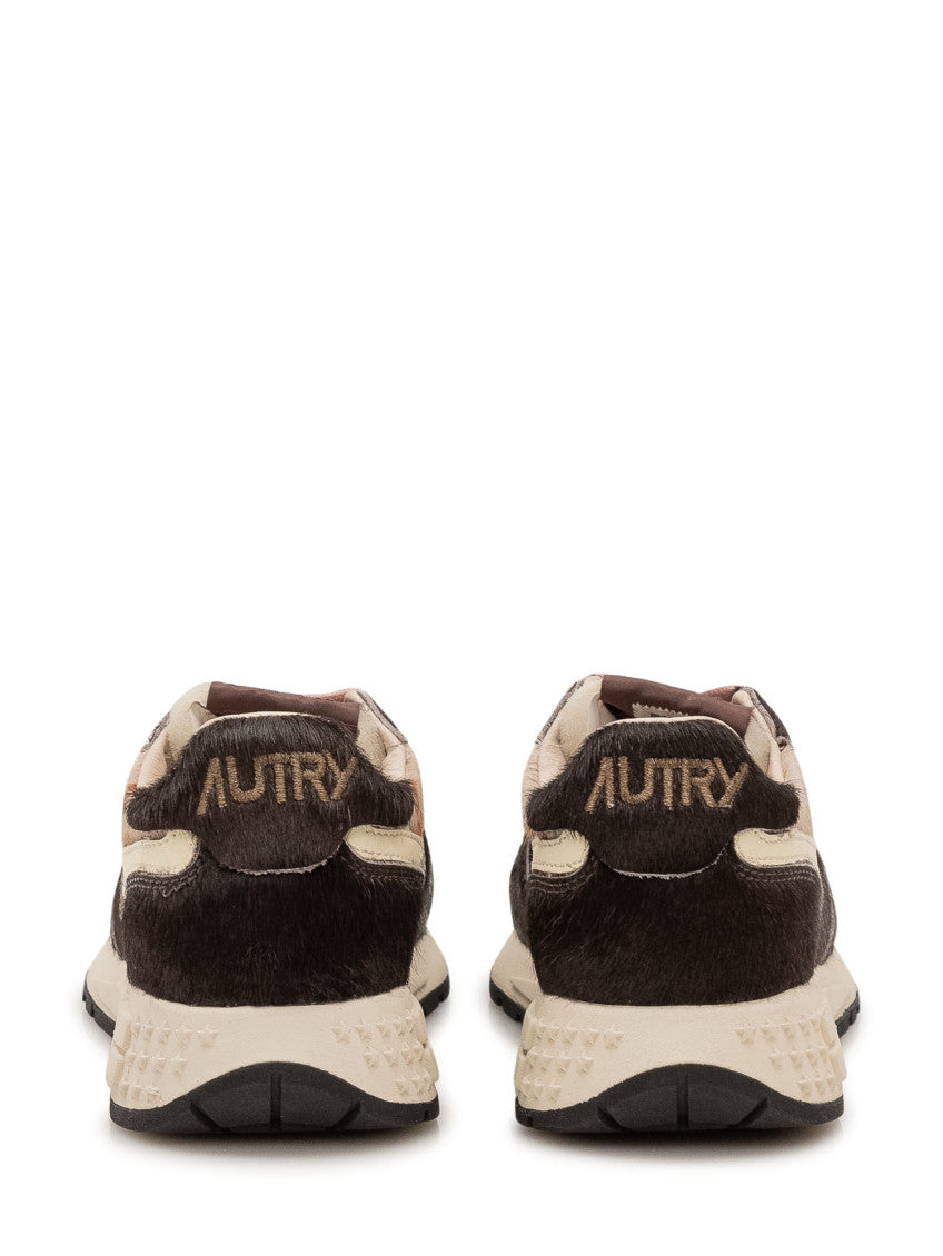 Brown Printed Medalist Sneakers 3