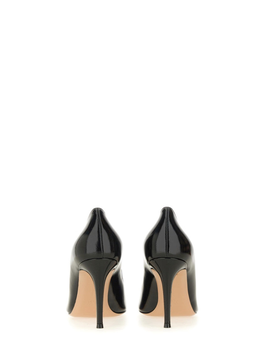 Black Leather Pumps 3