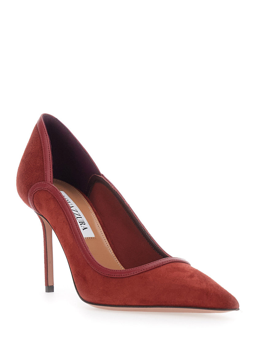 Red Leather Pumps 2