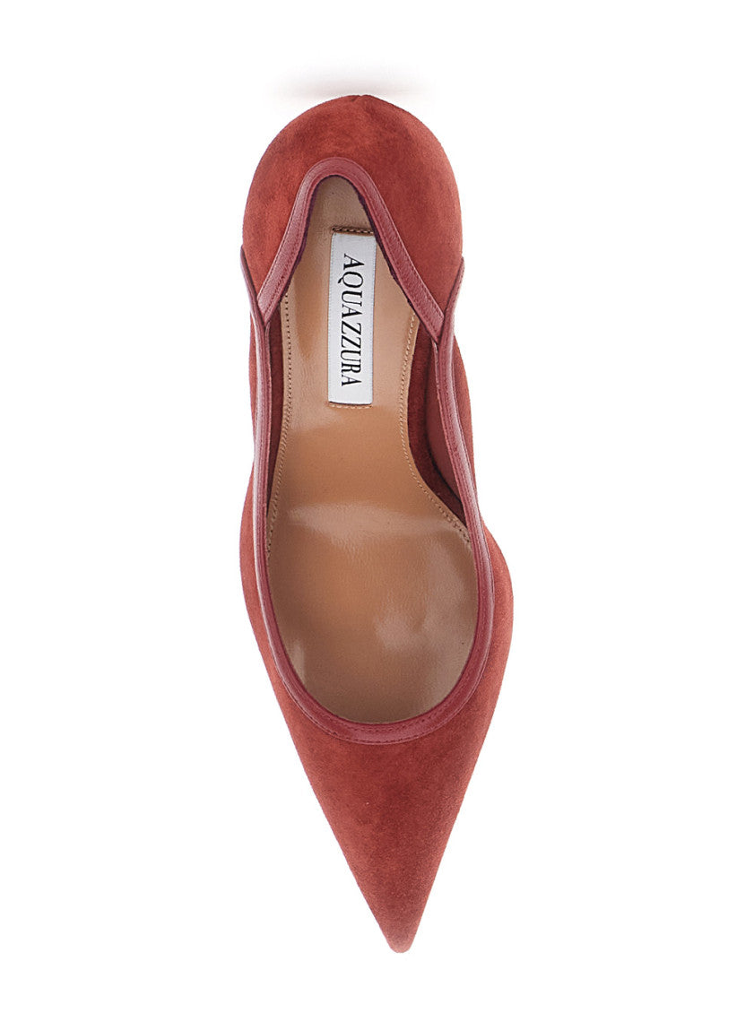 Red Leather Pumps 4
