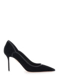 Black Leather Pumps 1