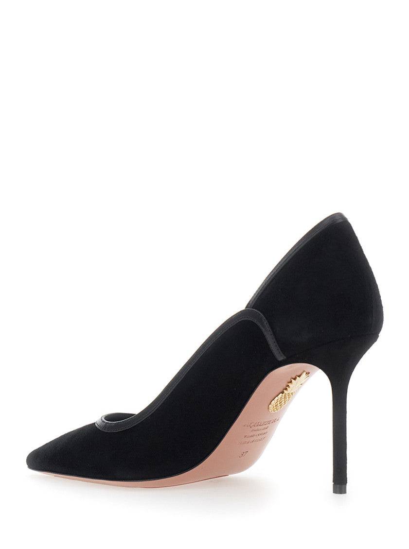 Black Leather Pumps 3