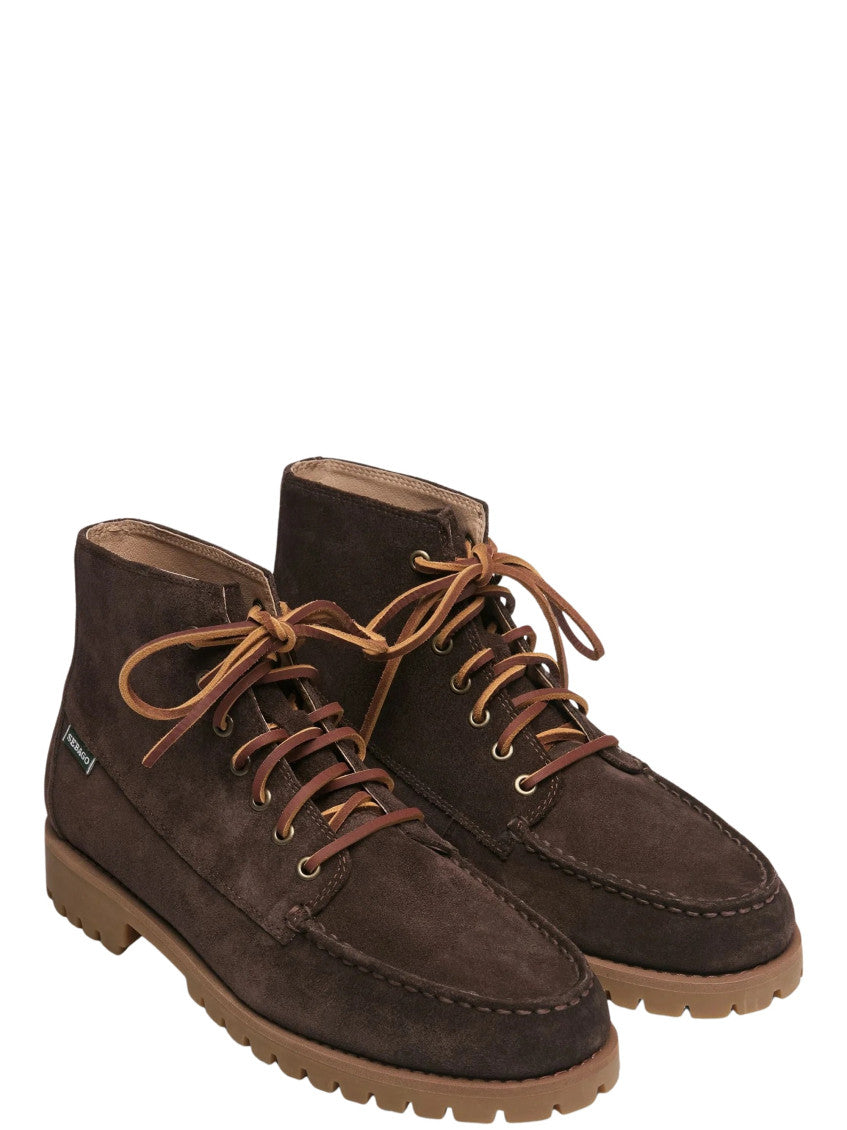Dark Brown Suede Ankle Boots 2