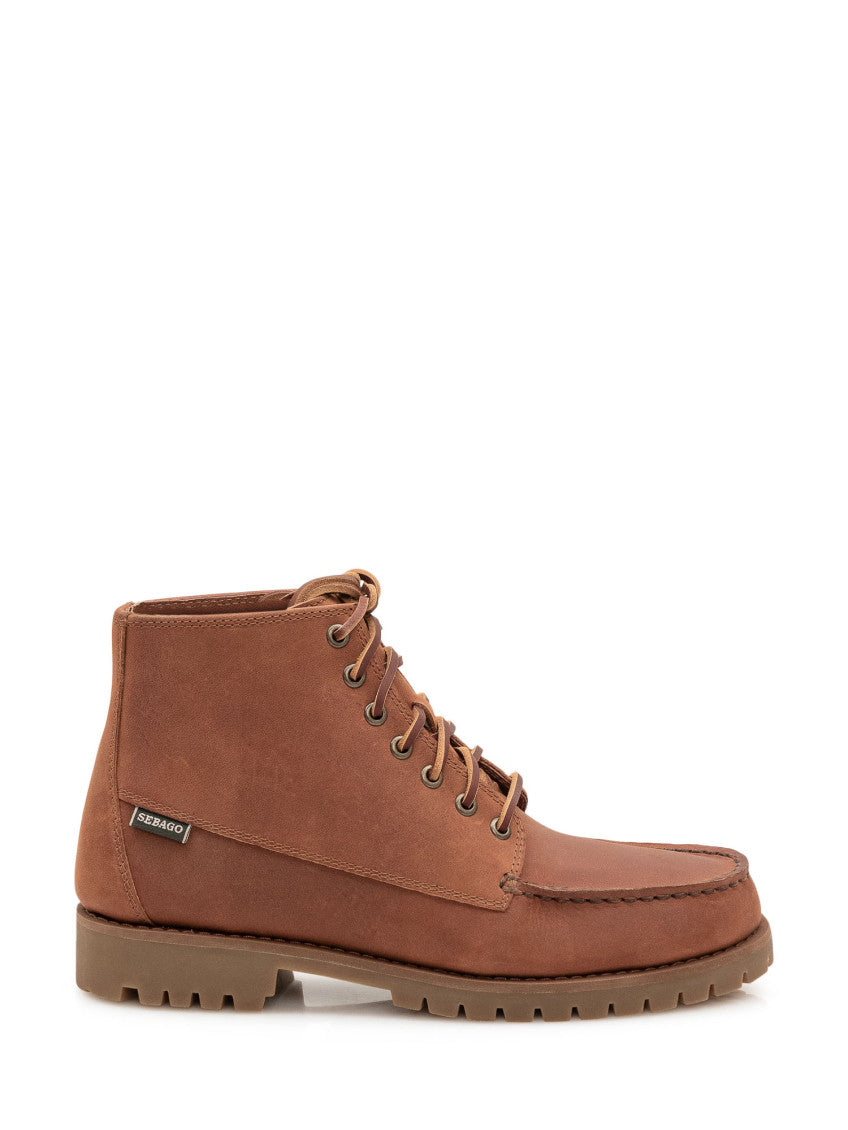 Brown Leather Ranger Boots 1