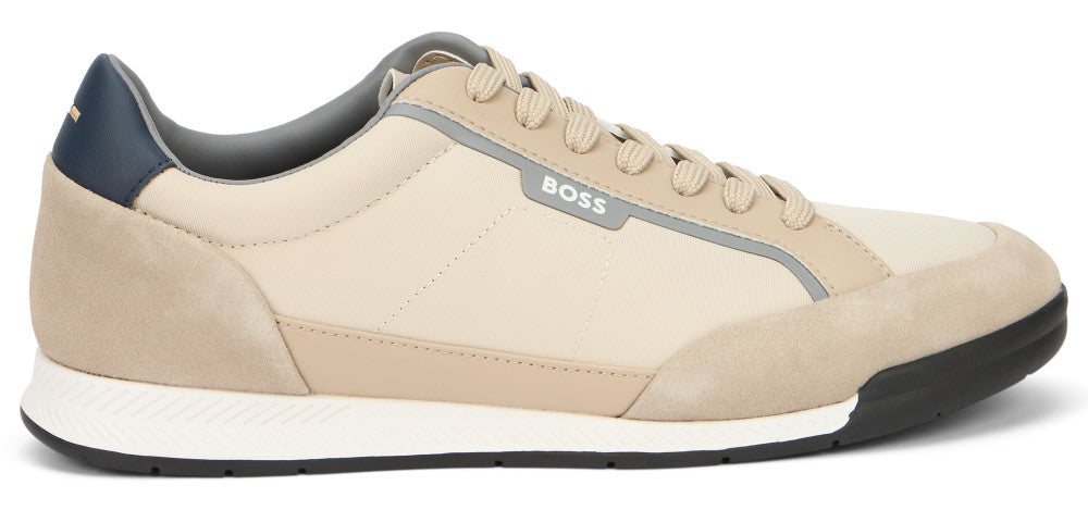 Beige Lace-up Sneakers 2