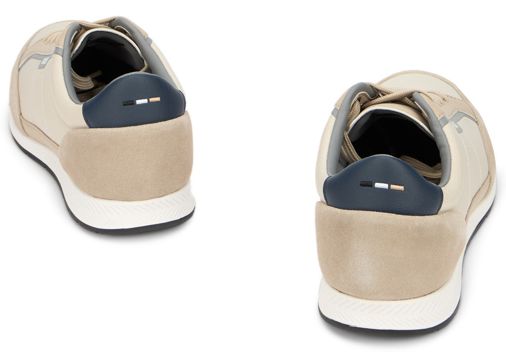 Beige Lace-up Sneakers 4