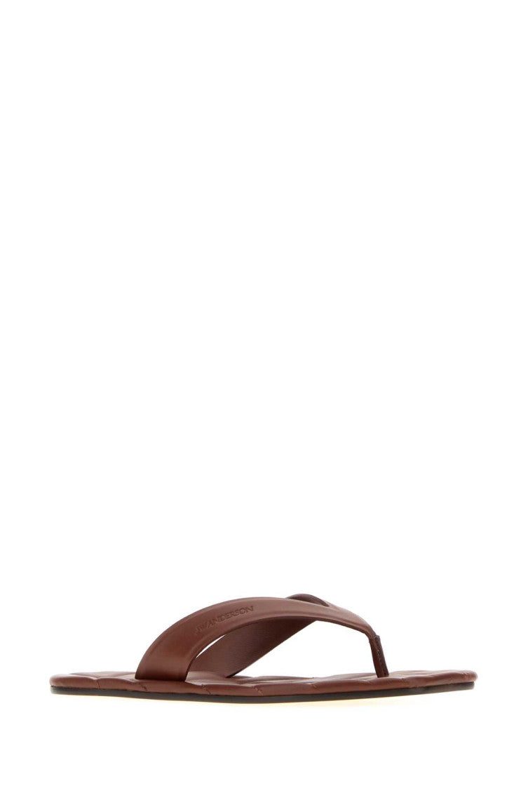 Brown Leather Slippers 2