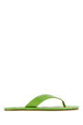 Green Leather Slippers 1