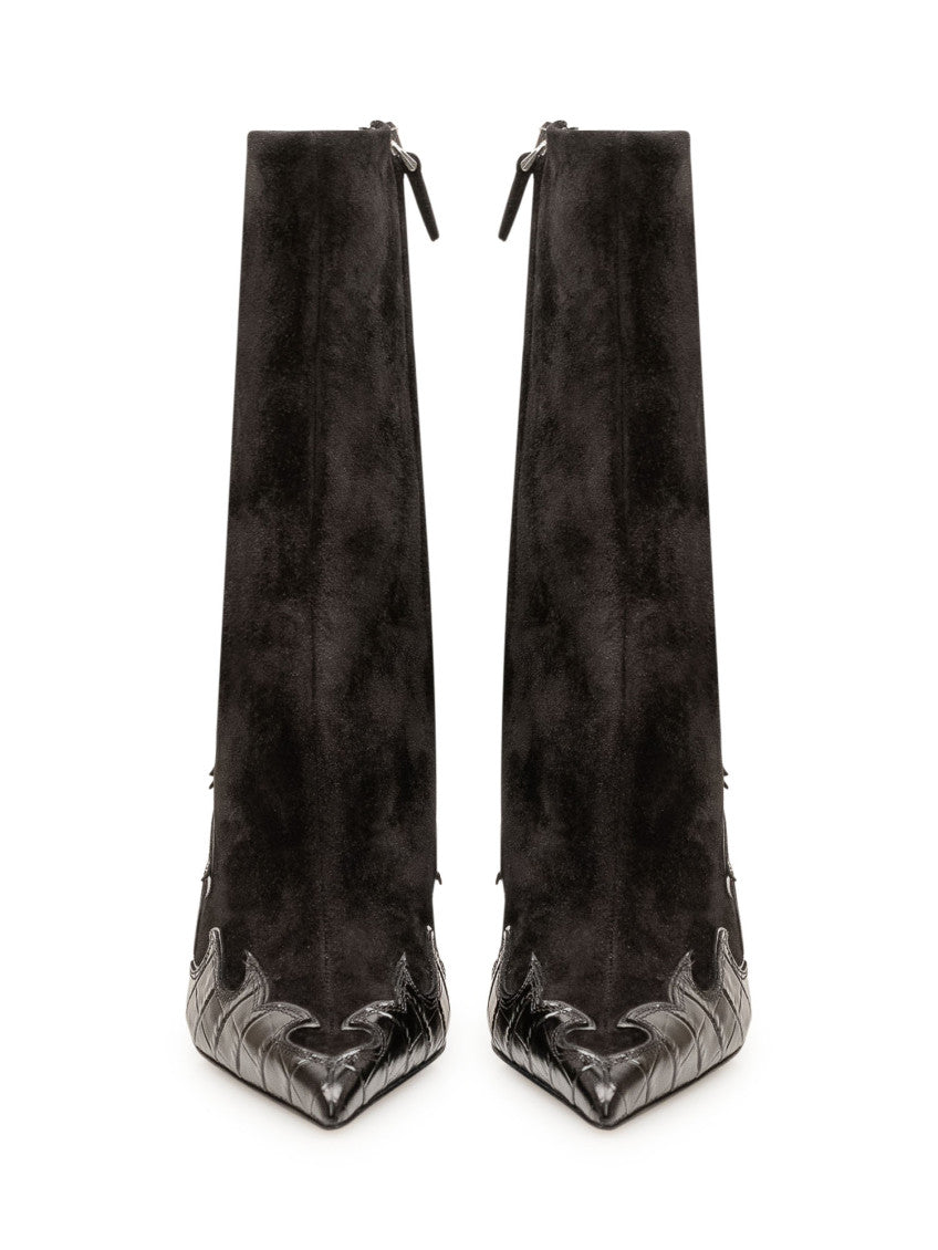 Black Lidia Queen Boots 2