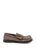 Dark Taupe Suede Loafers 1