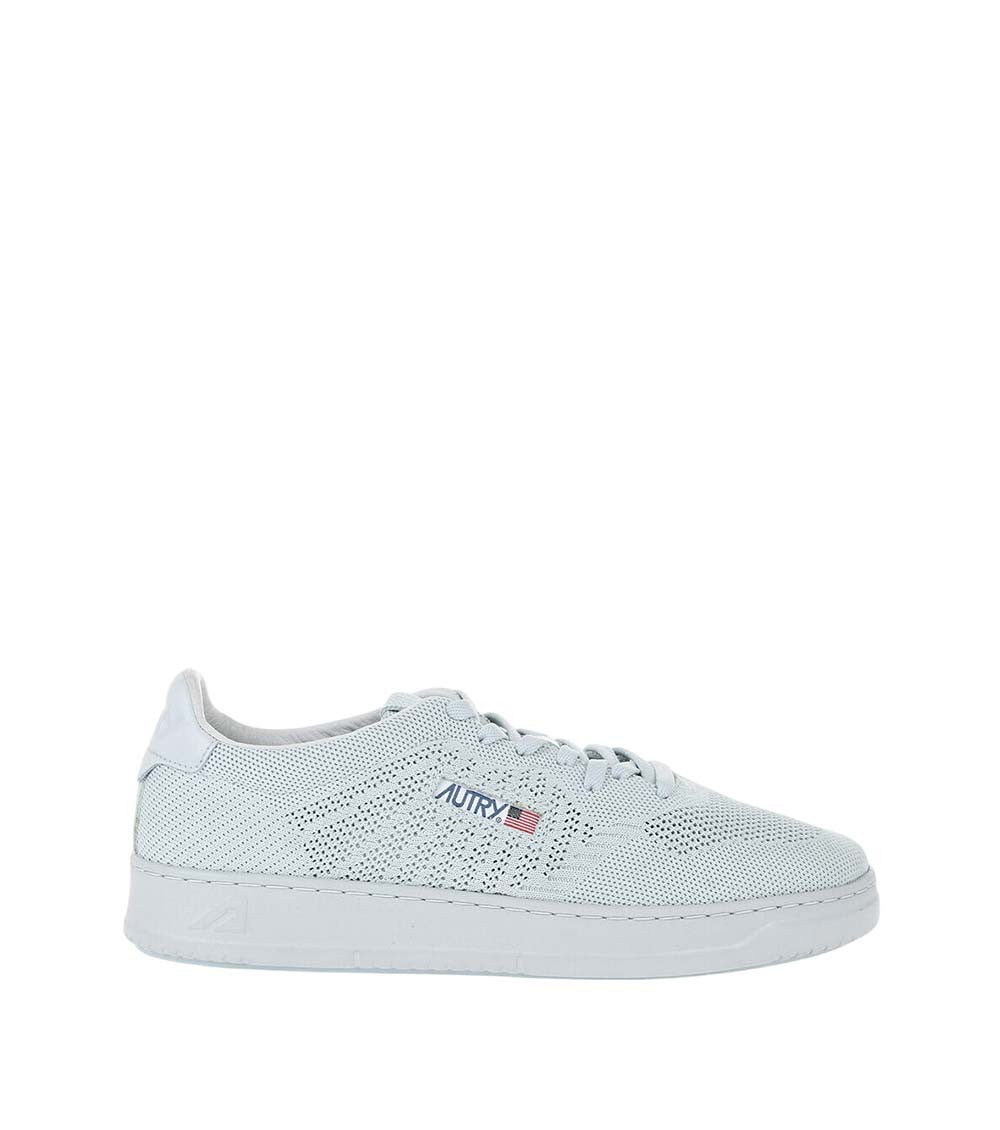 Sky Blue Perforated Sneakers 1