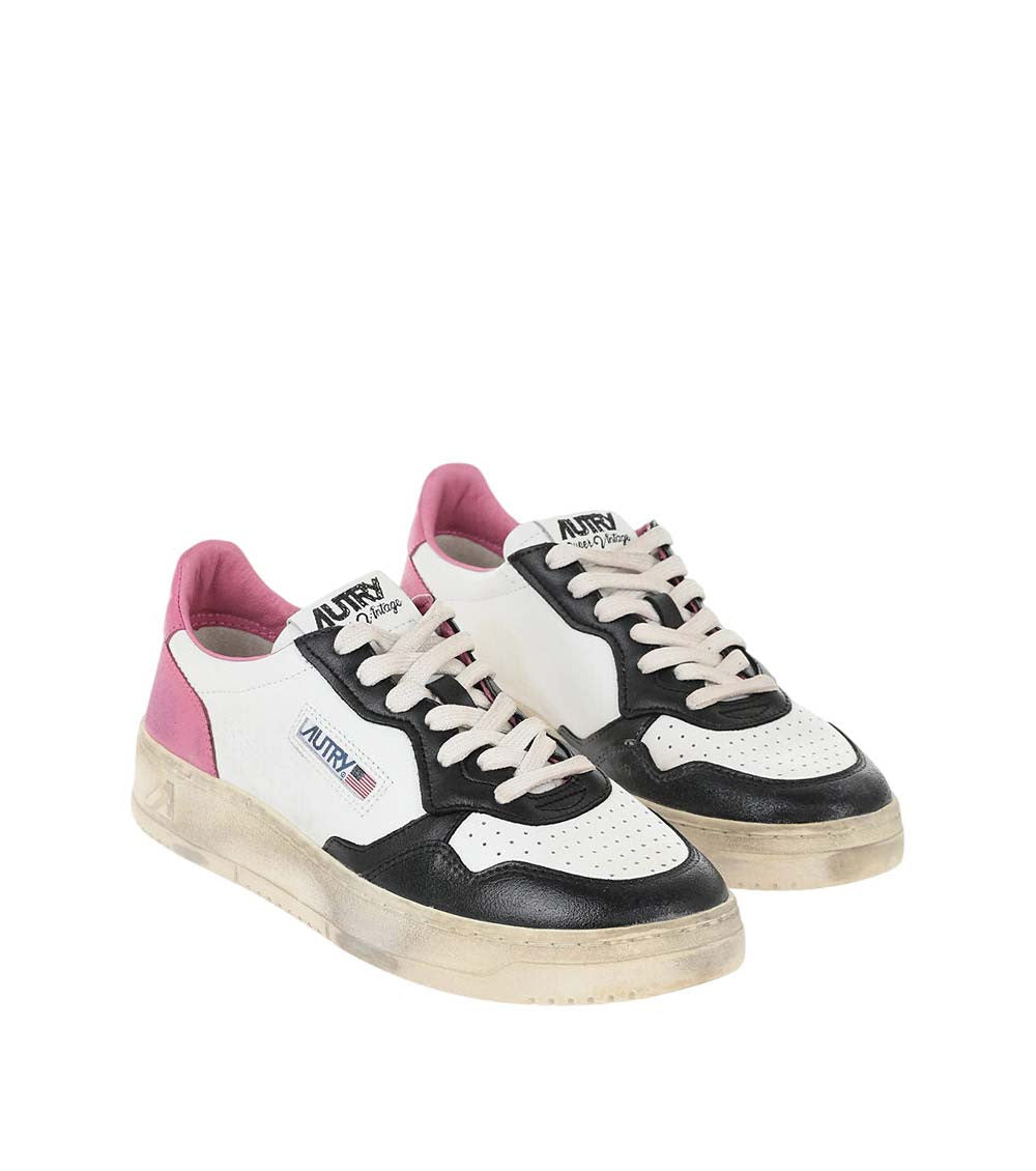 Multicolor Low-Top Leather Sneakers 2