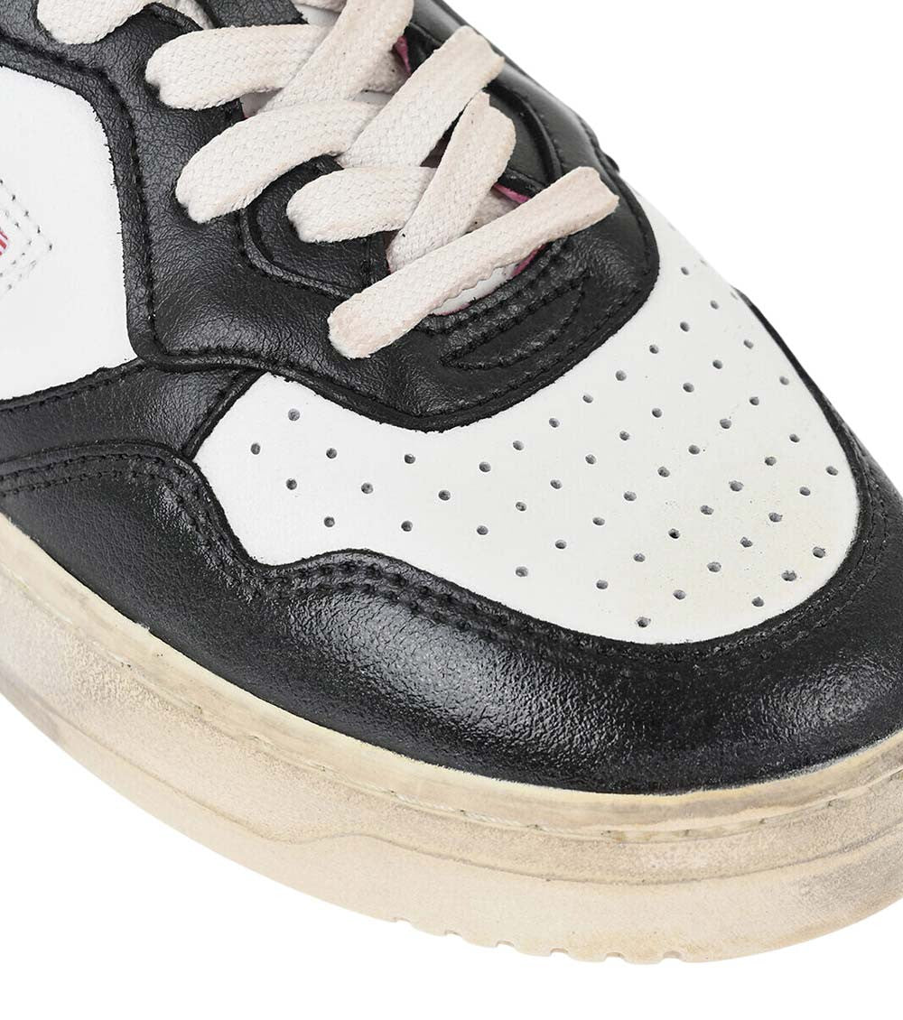 Multicolor Low-Top Leather Sneakers 4