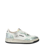 Green Low Metallic Sneakers 1