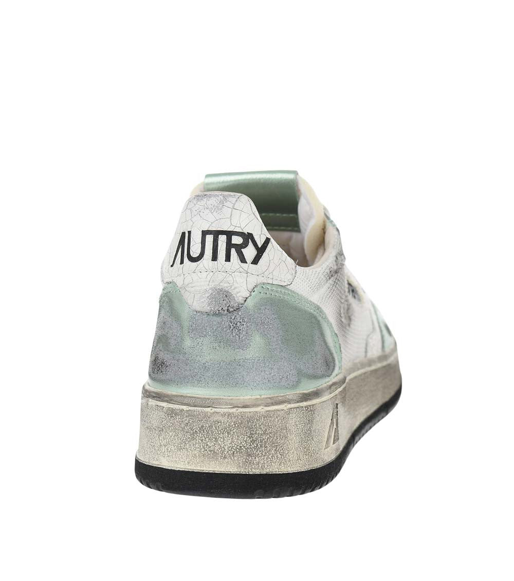 Green Low Metallic Sneakers 3