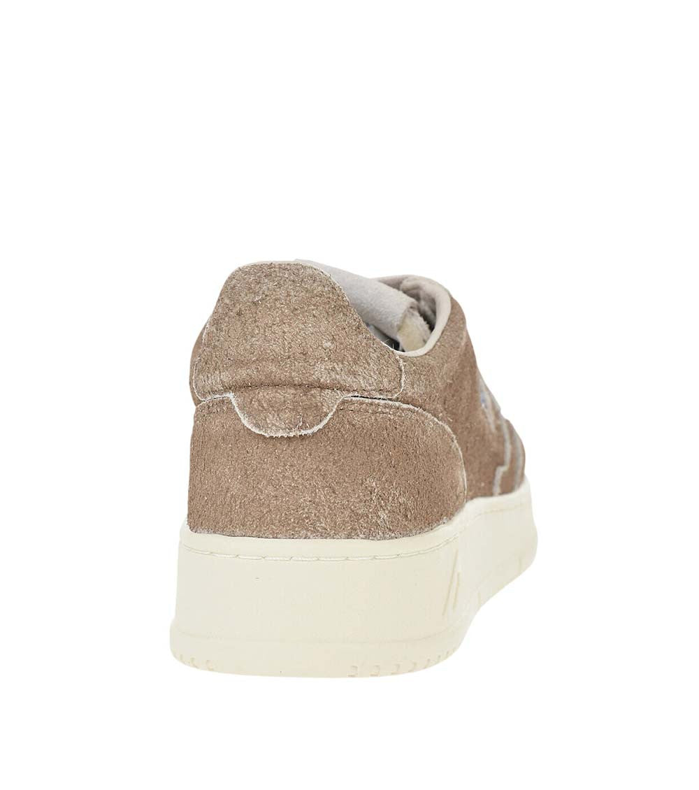 Brown Low-Top Suede Sneakers 3