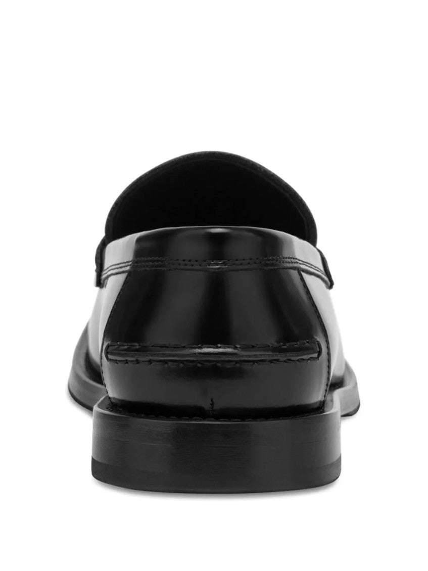 Black Leather Loafers 4
