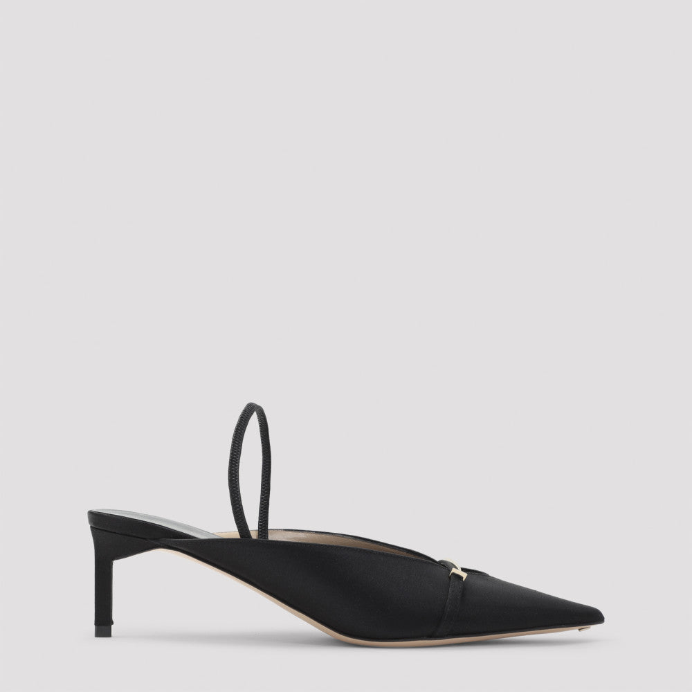 Black Pointed Toe Heels 2