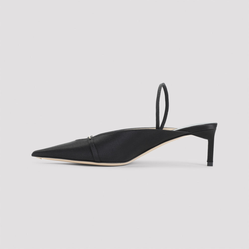 Black Pointed Toe Heels 4