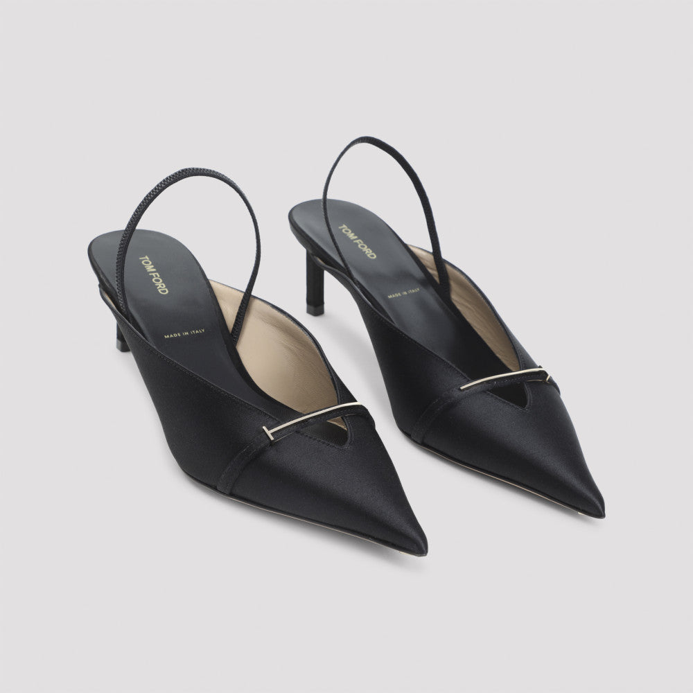 Black Pointed Toe Heels 5
