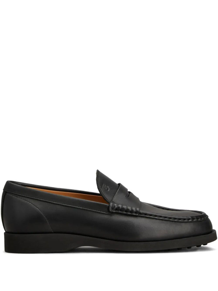 Black Leather Loafers 1