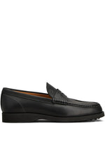 Black Leather Loafers 1
