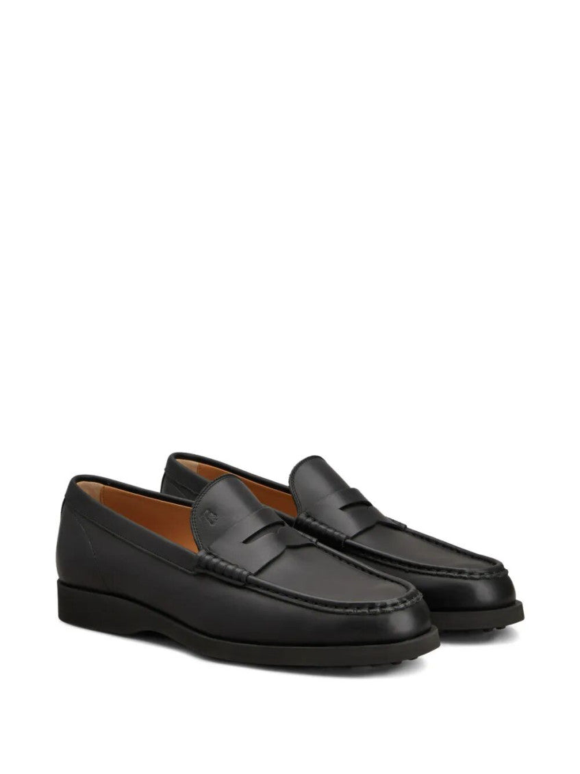 Black Leather Loafers 2