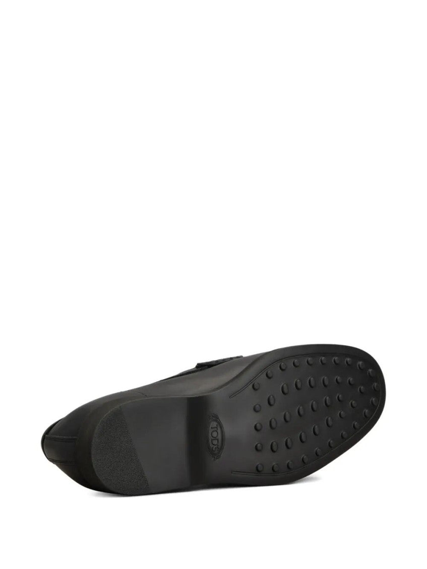 Black Leather Loafers 4