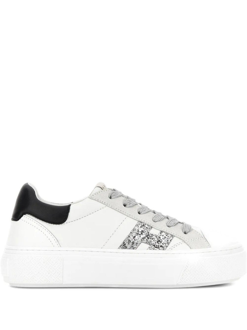 White Leather Sneakers 1