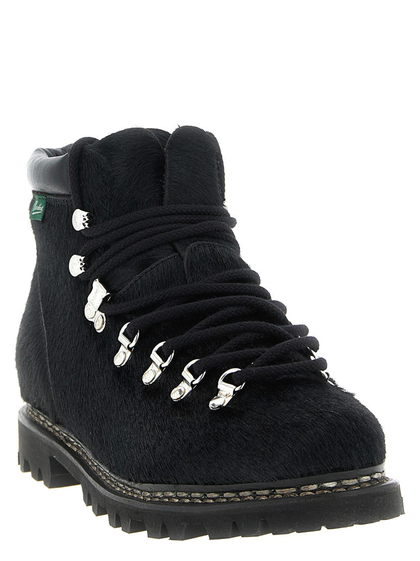 Black Lace Up Boots 2