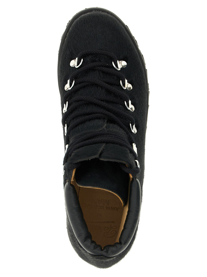 Black Lace Up Boots 4