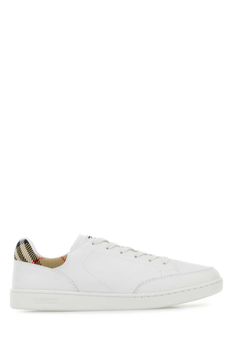 White Leather Sneakers 1