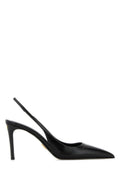 Black Leather Heels 1