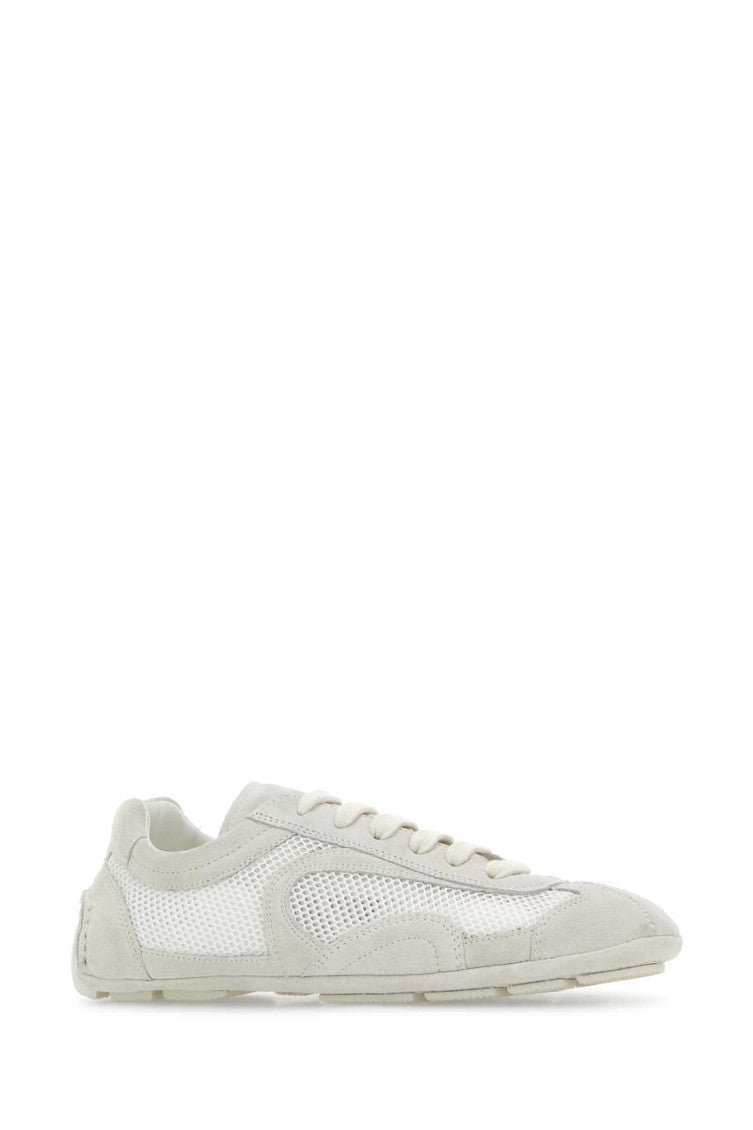 White Two-Tone Sneakers 2