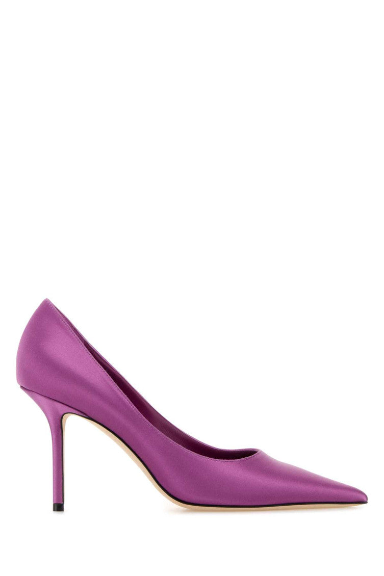 Purple Pointed Toe Heels 1