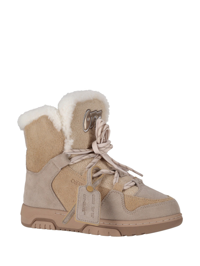 Dark Sand Lace Up Boots 2