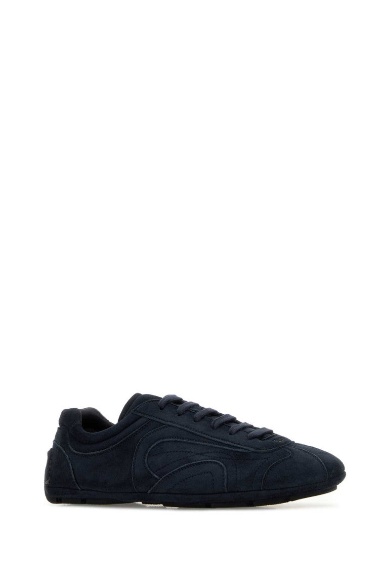 Navy Blue Suede Sneakers 2